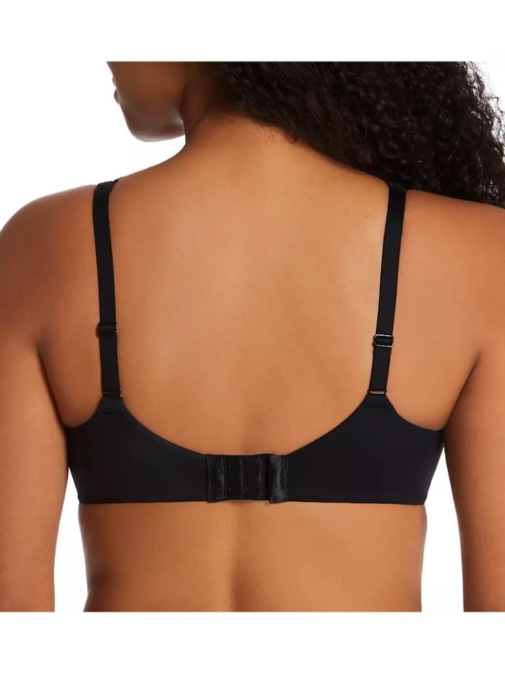 🆕 WACOAL Softly Styled Wireless Bra 36DD Black #856301 - Picture 2 of 9